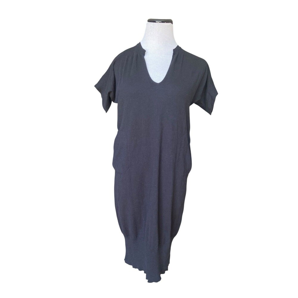 Petit Bateau Cashmere Blend Dress Size 14 Girls XS Womens Gray French Minimalist
